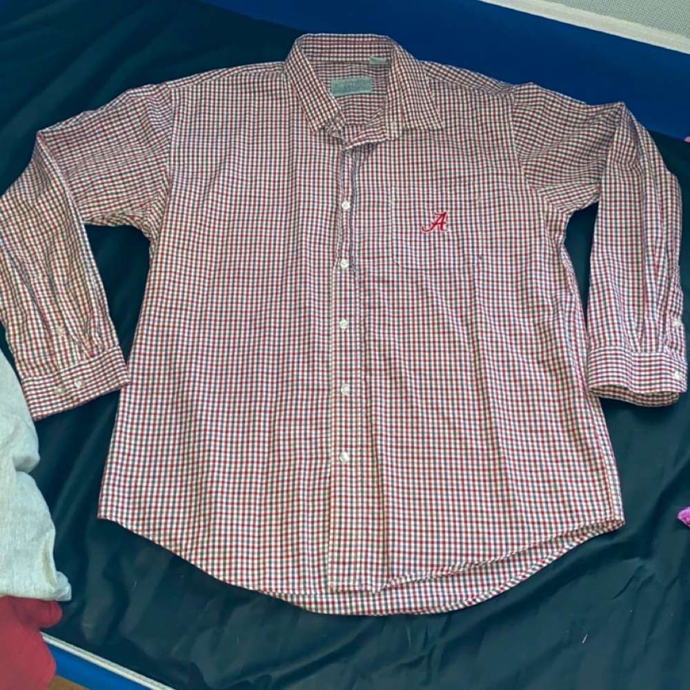 Alabama Crimson Tide Campus Specialties Mens XL Long Sleeve Button Down